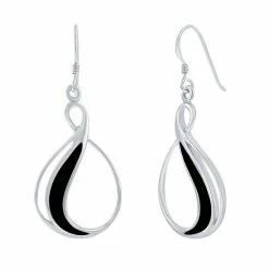 Best Pirce 🥰 Unbranded Sterling Silver Teardrop Earrings Abalone ❤️