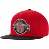 Deals 🌟 Unbranded Men's Mitchell & Ness Red/Black Houston Rockets Two-Tone Wool Snapback Hat 🎁