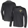 Hot Sale ⌛ Unbranded Men's NFL X Darius Rucker Collection By Fanatics Charcoal New Orleans Saints Team Long Sleeve T-Shirt ✔️