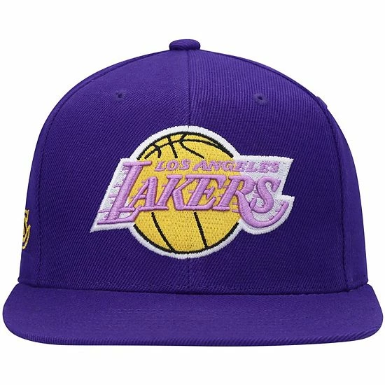 Best Sale ๐ Unbranded Men's Mitchell & Ness Purple Los Angeles Lakers Hardwood Classics Snapback Hat ๐ - Image 3