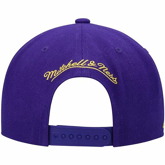 Best Sale ๐ Unbranded Men's Mitchell & Ness Purple Los Angeles Lakers Hardwood Classics Snapback Hat ๐ - Image 5