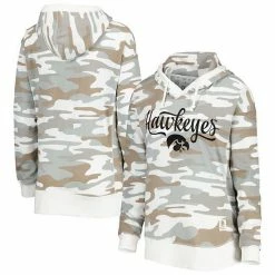 Best deal 😉 Unbranded 👩 Women's Pressbox Camo Iowa Hawkeyes San Pablo Pullover Hoodie 🔔
