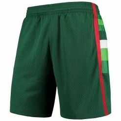 Best reviews of 🔥 Unbranded Men's Mitchell & Ness Green Milwaukee Bucks Hardwood Classics Team Swingman Shorts ✔️