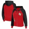 Deals 🔥 Unbranded 👩 Women's WEAR By Erin Andrews Scarlet San Francisco 49ers Colorblock Full-Zip Hoodie 😍