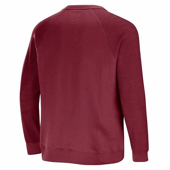 Promo ✨ Unbranded Men's NFL X Darius Rucker Collection By Fanatics Burgundy Washington Commanders Raglan Fleece Pullover Sweatshirt 🛒 - Image 4