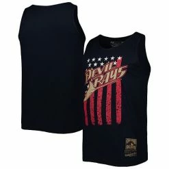 Flash Sale 😍 Unbranded Men's Mitchell & Ness Navy Tampa Bay Rays Cooperstown Collection Stars And Stripes Tank Top ⌛
