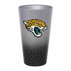 Discount 🔥 Unbranded Jacksonville Jaguars 16oz. Crackle Pint Glass 👍
