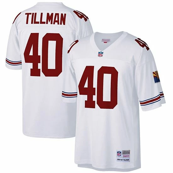 Deals ๐ฅ Unbranded Men's Mitchell & Ness Pat Tillman White Arizona Cardinals Big & Tall 2000 Retired Player Replica Jersey ๐ฅฐ - Image 2