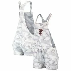 Buy ✔️ Unbranded 👩 Women's Concepts Sport Gray Los Angeles Dodgers Camo Overall Romper ✨