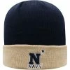 Coupon 🛒 Unbranded Men's Top Of The World Navy/Gold Navy Midshipmen Core 2-Tone Cuffed Knit Hat ✨
