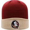Best Sale 🧨 Unbranded Men's Top Of The World Garnet/Gold Florida State Seminoles Core 2-Tone Cuffed Knit Hat 🔥