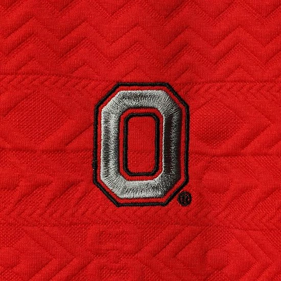 Discount 🛒 Unbranded 👩 Women's Gameday Couture Scarlet Ohio State Buckeyes Embossed Quarter-Zip Jacket 🛒 - Image 5