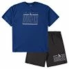Buy ⌛ Unbranded Men's Concepts Sport Royal/Charcoal Los Angeles Dodgers Big & Tall T-Shirt & Shorts Sleep Set 🛒