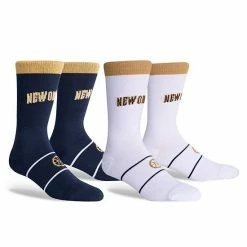 Cheapest 🥰 Unbranded Youth New Orleans Pelicans 2-Pack Uniform Home & Away Crew 🧦 Socks 👍