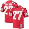 Buy 🛒 Unbranded Men's Mitchell & Ness Eddie George Scarlet Ohio State Buckeyes 1995 Authentic Throwback Football Jersey ✨