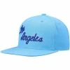 Cheapest 🥰 Unbranded Men's Mitchell & Ness Powder Blue Los Angeles Lakers Hardwood Classics Team Ground 2.0 Snapback Hat ✔️