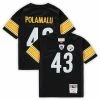 Promo ❤️ Unbranded Toddler Mitchell & Ness Troy Polamalu Black Pittsburgh Steelers 2005 Retired Legacy Jersey 😉
