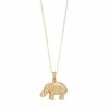 Outlet ❤️ Unbranded 10k Gold Elephant Pendant Necklace 😍