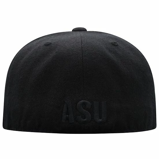 Cheap ๐ Unbranded Men's Top Of The World Arizona State Sun Devils Black On Black Fitted Hat ๐ - Image 5