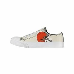 Best reviews of 🔥 Unbranded 👩 Women's FOCO Cream Cleveland Browns Low Top Canvas 👟 Shoes 🎁