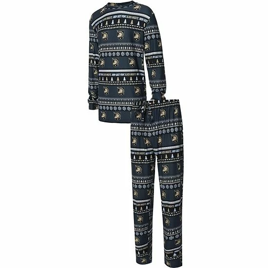 Coupon ๐ Unbranded Men's Concepts Sport Black Army Black Knights Ugly Sweater Knit Long Sleeve Top And Pant Set ๐