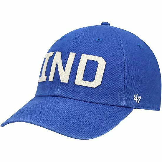 Promo 🤩 Unbranded 👩 Women's '47 Royal Indianapolis Colts Finley Clean Up Adjustable Hat 😀 - Image 2