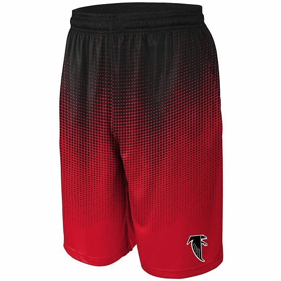 Cheapest ๐ Unbranded Men's FOCO Red/Black Atlanta Falcons Historic Logo Pixel Gradient Training Shorts ๐