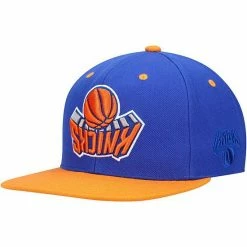 Budget 😀 Unbranded Men's Mitchell & Ness Blue/Orange New York Knicks Upside Down Snapback Hat ❤️