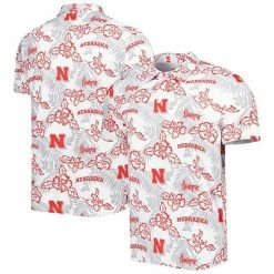 Best deal 😀 Unbranded Men's Reyn Spooner White Nebraska Huskers Performance Polo 🔥