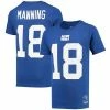 Outlet 🥰 Unbranded Youth Mitchell & Ness Peyton Manning Royal Indianapolis Colts Retired Player Retro Name & Number T-Shirt 👍