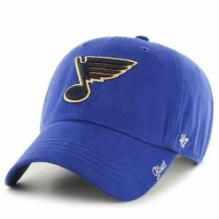Budget 🔔 Unbranded 👩 Women's '47 Blue St. Louis Blues Team Miata Clean Up Adjustable Hat ✔️