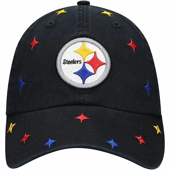 Promo ๐ Unbranded ๐ฉ Women's '47 Black Pittsburgh Steelers Multi Confetti Clean Up Adjustable Hat ๐ - Image 3