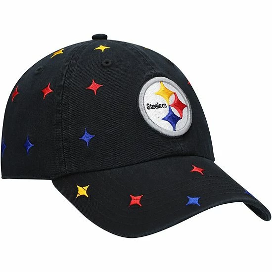 Promo ๐ Unbranded ๐ฉ Women's '47 Black Pittsburgh Steelers Multi Confetti Clean Up Adjustable Hat ๐ - Image 4