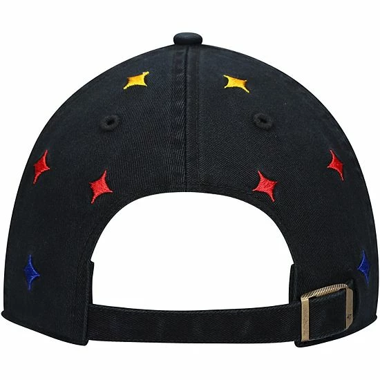 Promo ๐ Unbranded ๐ฉ Women's '47 Black Pittsburgh Steelers Multi Confetti Clean Up Adjustable Hat ๐ - Image 5
