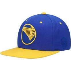 Hot Sale 💯 Unbranded Men's Mitchell & Ness Royal/Gold Golden State Warriors Upside Down Snapback Hat ✨