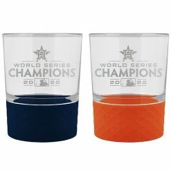 Best reviews of ✔️ Unbranded Houston Astros 2022 World Series Champions Commissioner Rocks Glass Set 😉