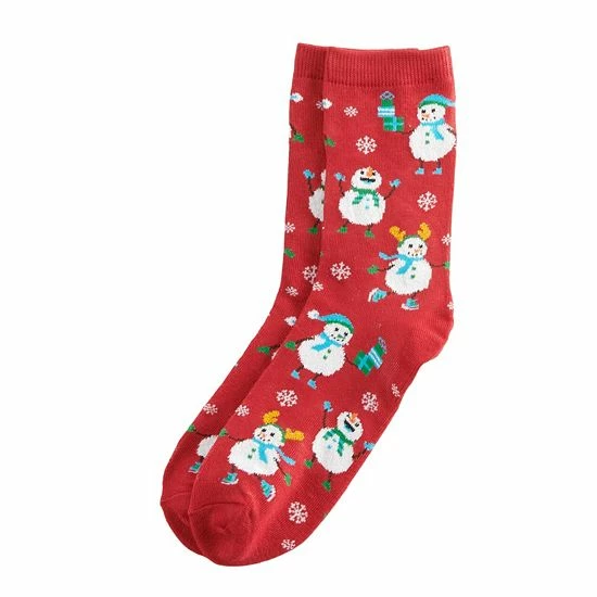 Hot Sale ✔️ Unbranded 👩 Women's Holiday Novelty Crew 🧦 Socks Gray Heather 🤩 - Image 8