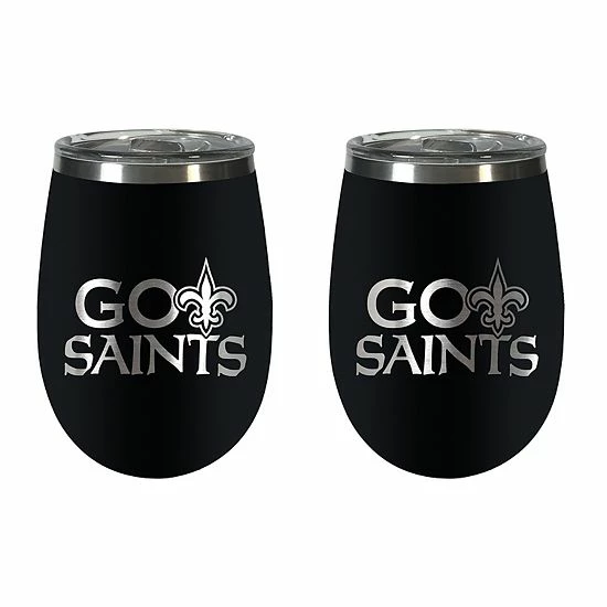 Flash Sale ๐ Unbranded New Orleans Saints Wine Tumbler Set โ๏ธ