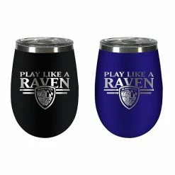 Buy 😉 Unbranded Baltimore Ravens Wine Tumbler Set 🔥