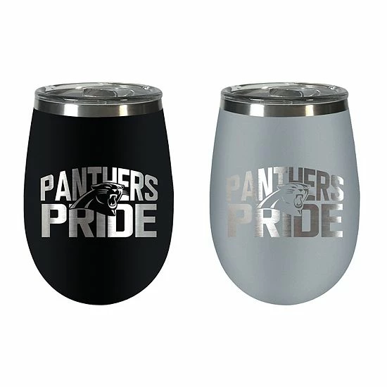 Best Pirce 👏 Unbranded Carolina Panthers Wine Tumbler Set 🌟