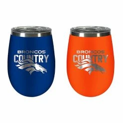 Cheapest ✔️ Unbranded Denver Broncos Wine Tumbler Set 🌟
