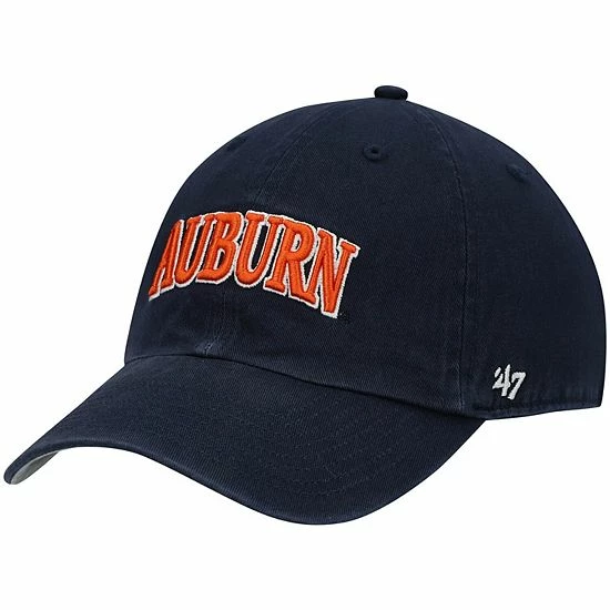 Best Sale ๐คฉ Unbranded Men's '47 Navy Auburn Tigers Archie Script Clean Up Adjustable Hat ๐