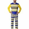 Best deal 🤩 Unbranded Men's FOCO Royal Los Angeles Rams Team Ugly Pajama Set 🥰