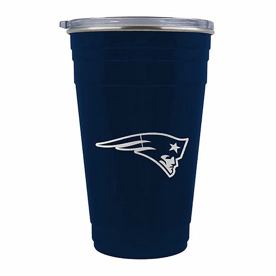 Budget โค๏ธ Unbranded New England Patriots Tailgater Travel Tumbler ๐