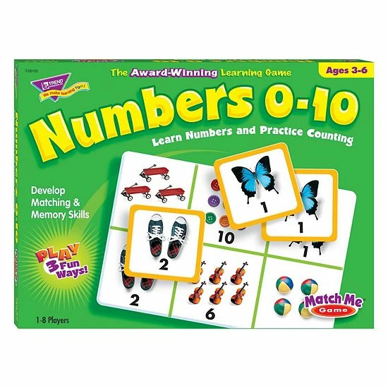 Cheap 👏 Unbranded Numbers 0-10 Match Me Games 🔥
