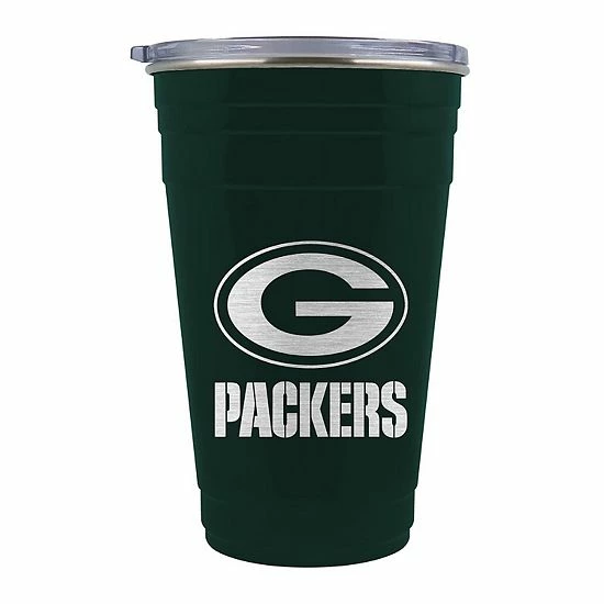 Best Sale ❤️ Unbranded Green Bay Packers Tailgater Travel Tumbler 🧨