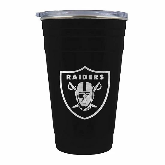Brand new ๐ฏ Unbranded Las Vegas Raiders Tailgater Travel Tumbler ๐ฅ