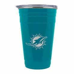 Flash Sale 🎁 Unbranded Miami Dolphins Tailgater Travel Tumbler 👍
