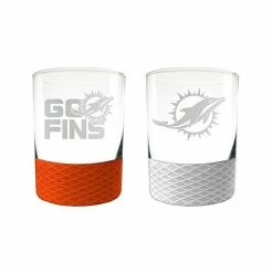 Outlet 🎁 Unbranded Miami Dolphins Commissioner Glass Set 🥰
