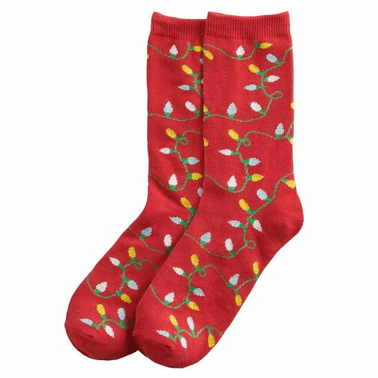 Hot Sale ✔️ Unbranded 👩 Women's Holiday Novelty Crew 🧦 Socks Gray Heather 🤩 - Image 11